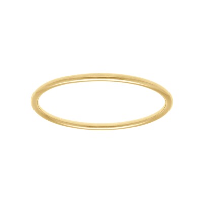 Bracelet acier doré fil rond 4mm diam 63mm