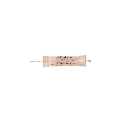 Bracelet acier cotte de maille 17+3cm