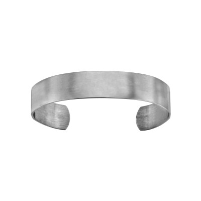 Bracelet acier esclave satiné a personnaliser