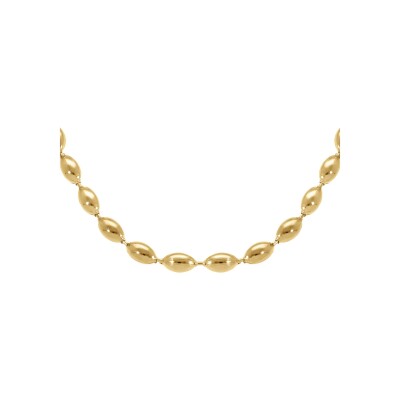 Collier acier doré 45+5cm