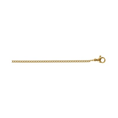 Chaîne acier doré gourmette 1.9mm 45cm