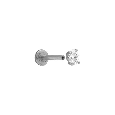 Piercing acier oreille helix, tragus