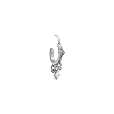 Piercing acier oreille rook
