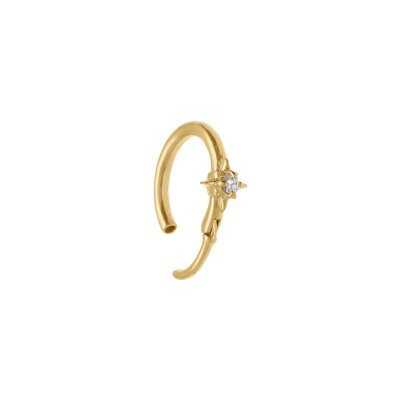 Piercing acier dorén oreille helix, tragus, rook