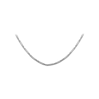 Chaîne acier maille ronde 50cm réglable