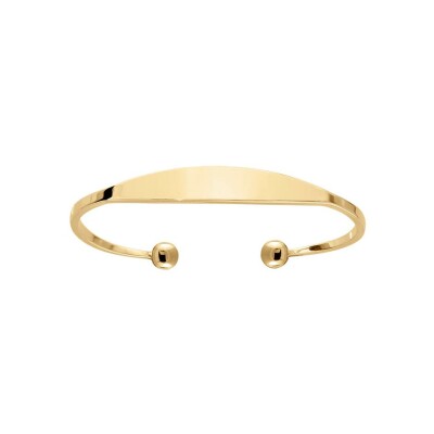 Bracelet plaqué or petit esclave 49 mm de diam