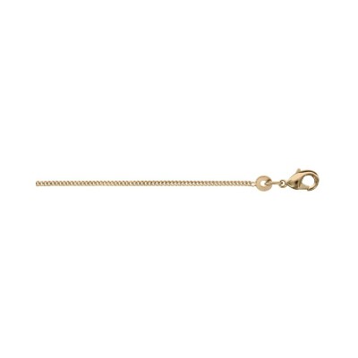 Chaîne gourmette 1.2mm 42cm plaqué or