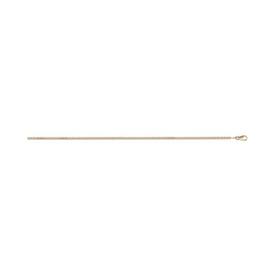 Chaîne gourmette 2.1mm 55cm plaqué or