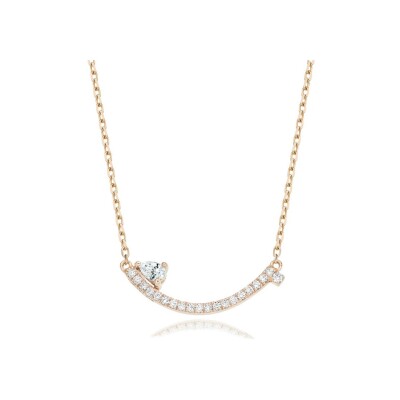 Collier Tinmel en or rose et diamants