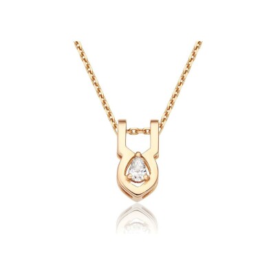 Tinmel necklace, pink gold and diamonds