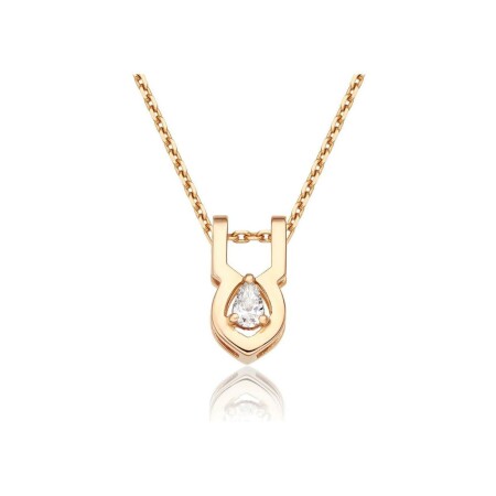 Tinmel necklace, pink gold and diamonds