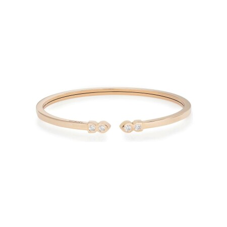 Tinmel bracelet, rose gold and diamonds