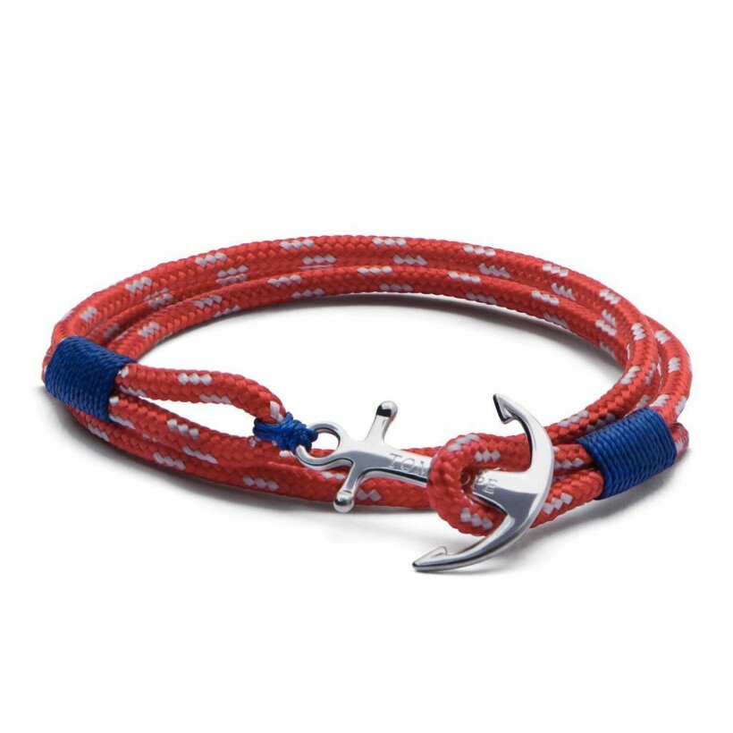 Bracelet Tom Hope Arctic 3 S rouge en argent