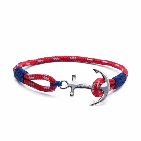 Bracelet Tom Hope Arctic Blue L rouge, bleu en argent