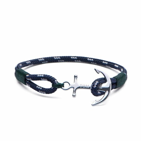 Bracelet Tom Hope Southern Green XS bleu, vert en argent