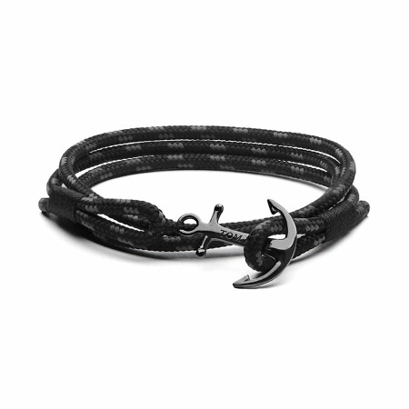 Bracelet Tom Hope Triple Black S noir en argent