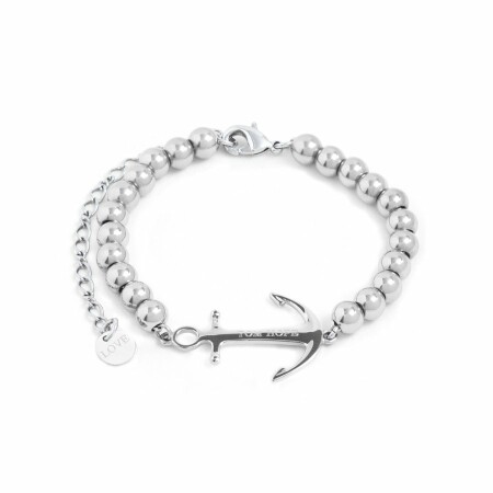 Bracelet Tom Hope Saint Perline en acier