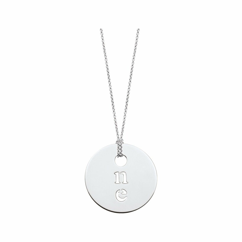 Collier Ginette NY TOKENS en or blanc