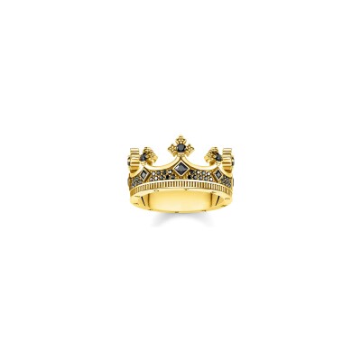 Bague Thomas Sabo en argent, plaqué or et oxyde de zirconium
