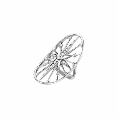 Bague Thomas Sabo Royalty Étoile en argent et oxyde de zirconium