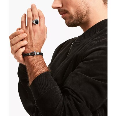 Bague Thomas Sabo en argent et onyx