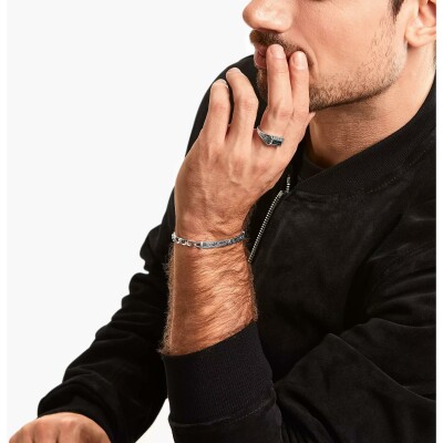 Bague Thomas Sabo en argent et onyx