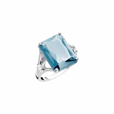 Bague Thomas Sabo en argent, oxyde de zirconium et spinelle synthétique
