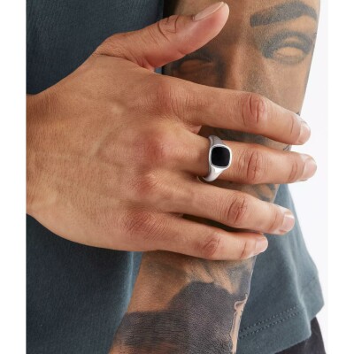 Bague Thomas Sabo en argent et onyx