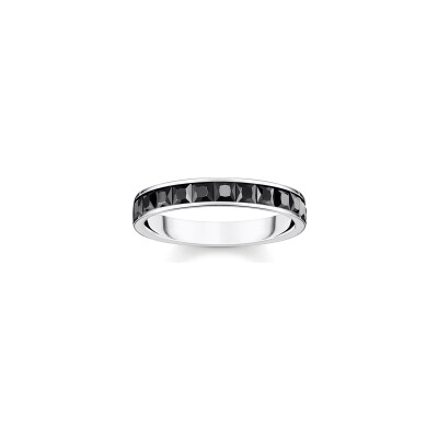 Bague Thomas Sabo Glam & Soul en argent et oxydes de zirconium, taille 54