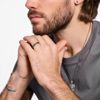 Bague Thomas Sabo en argent et céramique
