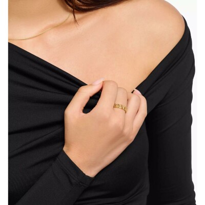 Bague Thomas Sabo en argent et plaqué or