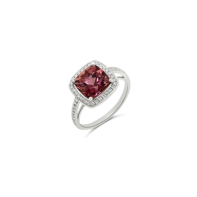 Bague Vaneste en or blanc, tourmaline et diamants