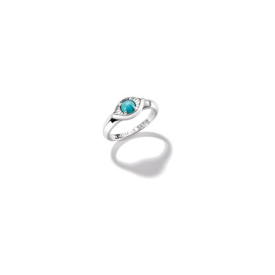 Bague Thomas Sabo en argent et turquoise d'imitation