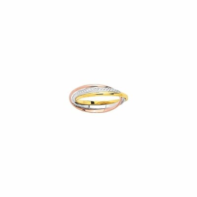 Alliance en or jaune, or blanc et or rose, 1.5mm