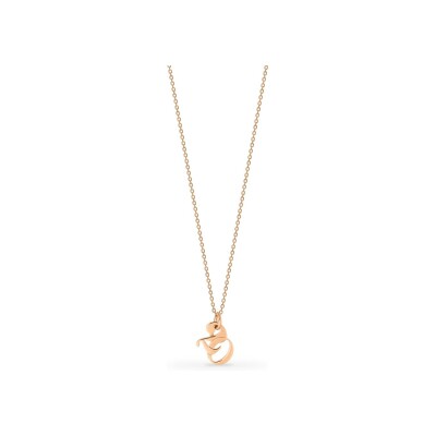 Collier GINETTE NY TWENTY en or rose