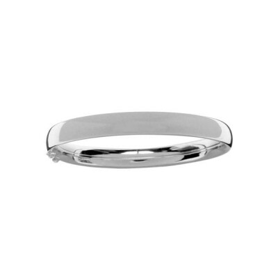 Bracelet argent jonc 8mm longueur 62mm x 54mm argent huit de sûreté
