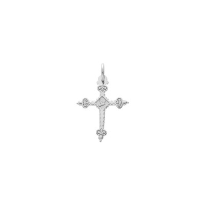 Pendentif argent platiné croix de Savoie moyen modèle