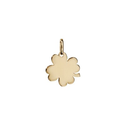Pendentif plaqué or trèfle petit modèle 16x16
