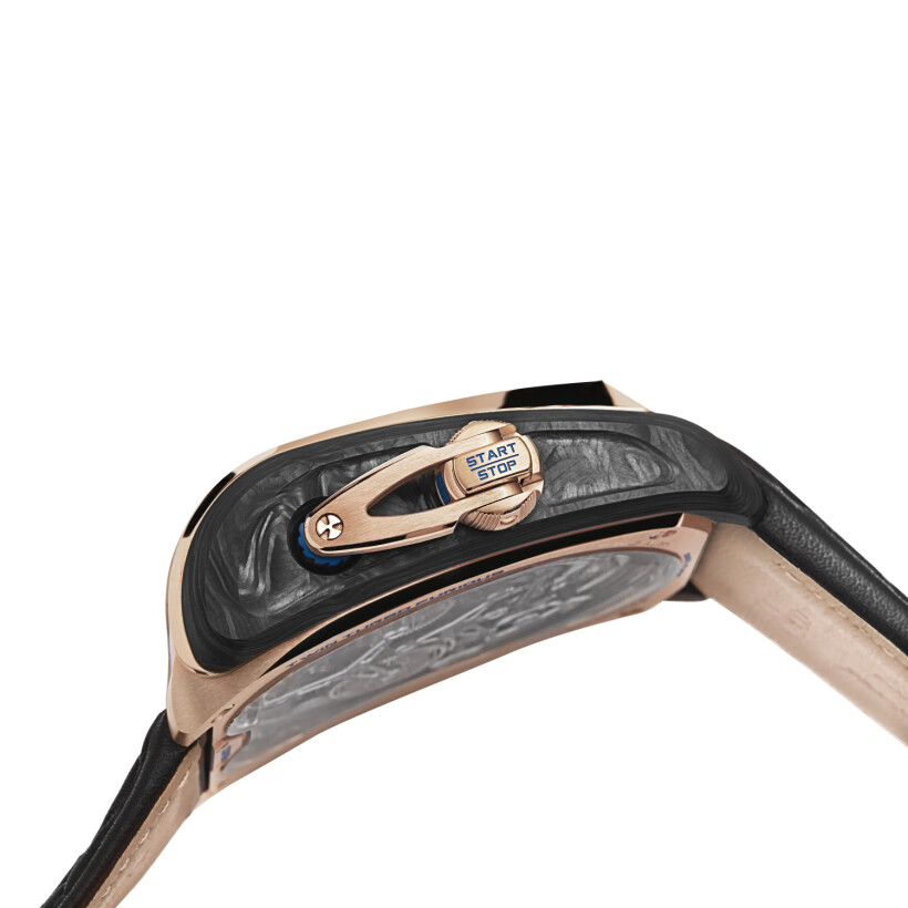 Jacob & Co Twin Turbo furious Bugatti rose gold watch