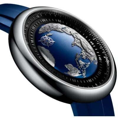Montre CIGA Design Series U Blue Planet II Pacific U033-TU02-W6U