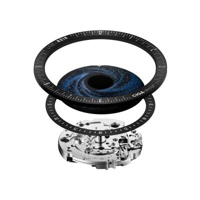 Montre CIGA Design x Label Noir Series U Black Star U035-BB01-W6B