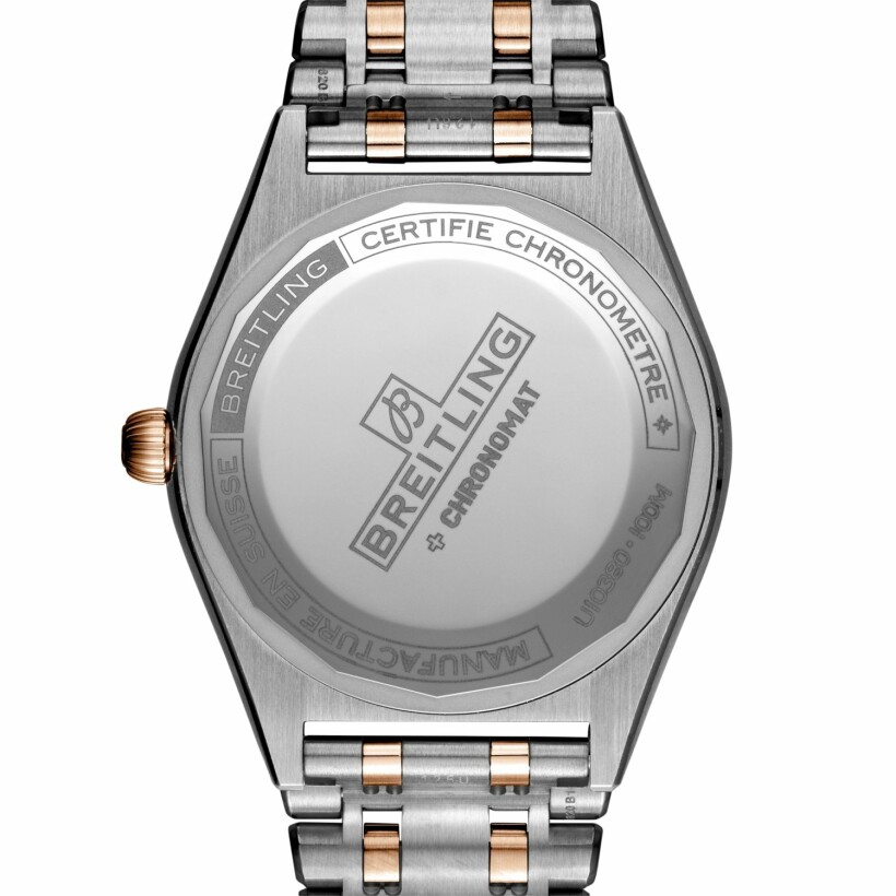 Montre Breitling Chronomat Automatic 36 Acier, Or Rose & Diamants