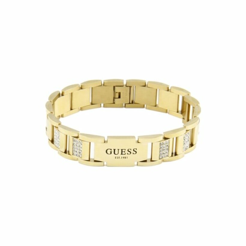 Bracelet Guess Hero en Acier doré