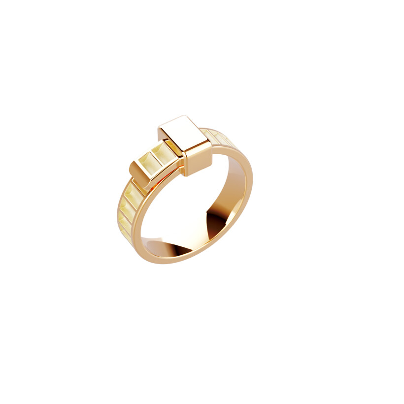 Bague Unknow Brand Bind Me en or jaune