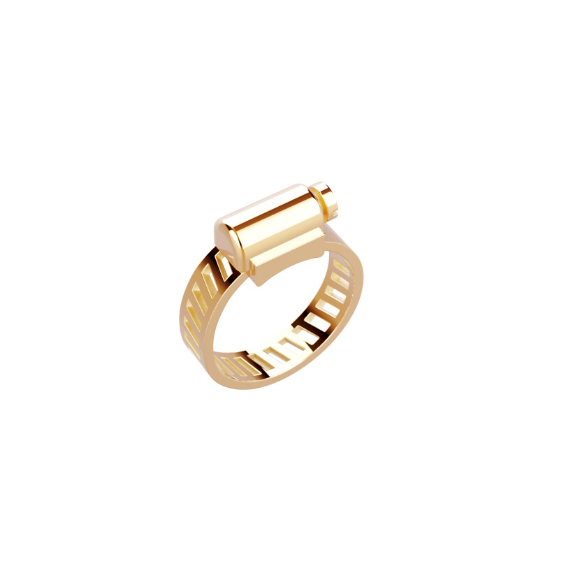 Bague Unknow Brand Love Affair en or jaune