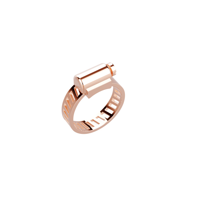 Bague Unknow Brand Love Affair en or rose