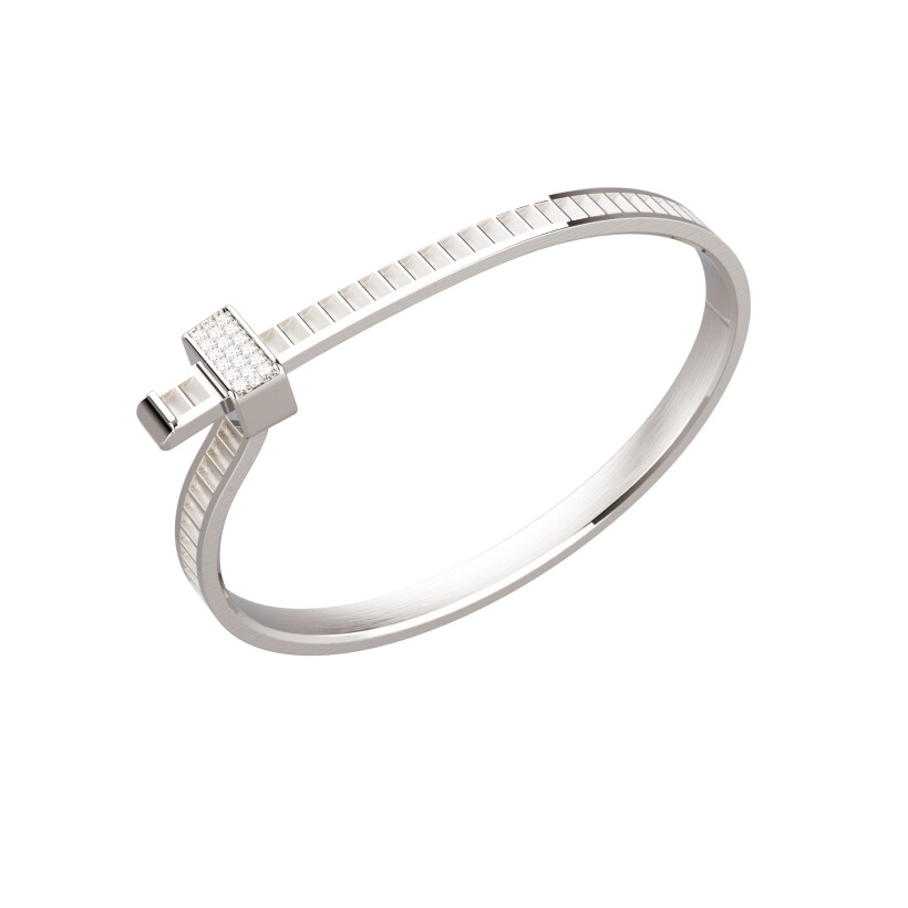 Bracelet Unknow Brand Bind Me en argent et diamants