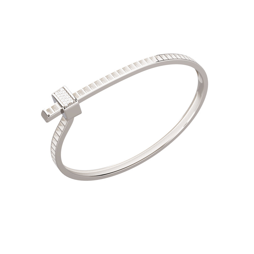 Bracelet Unknow Brand Bind Me en or blanc et diamants