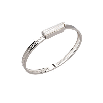 Bracelet Unknow Brand Love Affair en or blanc et diamants