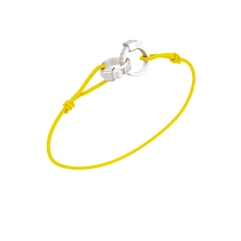 Bracelet cordon Unknow Brand Bind Me en or blanc